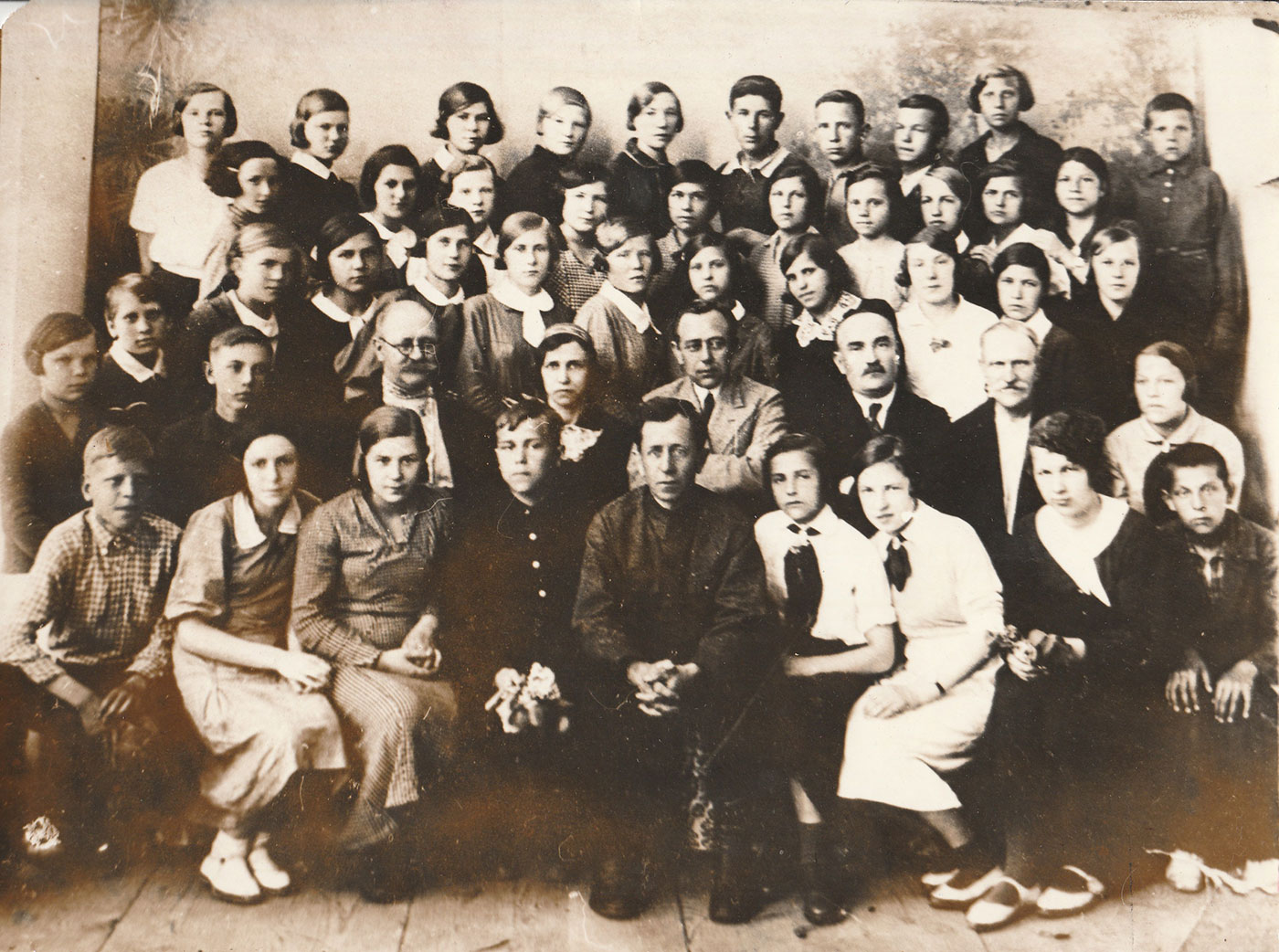 Школа имени 17 партсъезда. 1937 год.